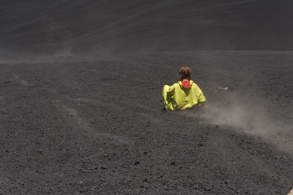 Volcano boarding image